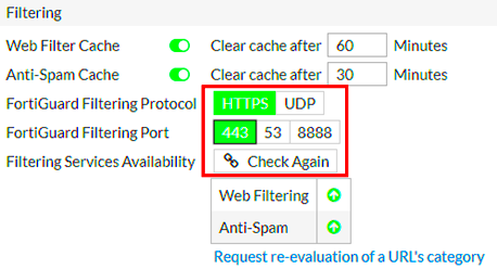 Troubleshooting Tip FortiGuard Web Filtering prob Fortinet Community