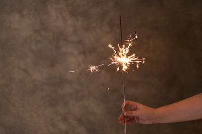 Hand Holding Flaming Bengal Light in Fog – Free Stock Photo for Download