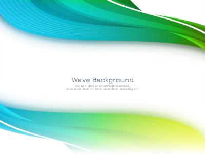 Elegant Modern Colorful Wave Dynamic Design Background – Free Download