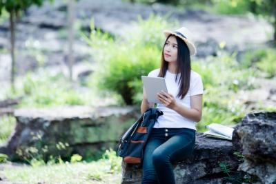 Beautiful Woman Enjoying a Hiking Adventure in Nature – Free Stock Photo, Download for Free