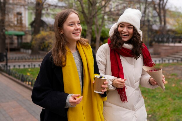 Women Walking Outdoors – Free Stock Photo for Download