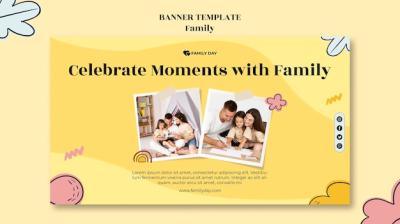 Family Day Banner Template – Free to Download