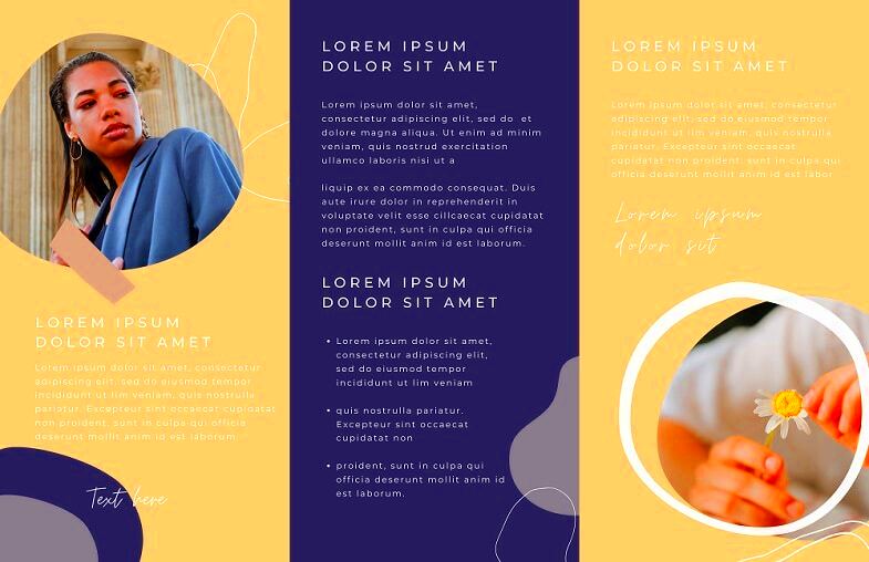 Canva Leaflet Template