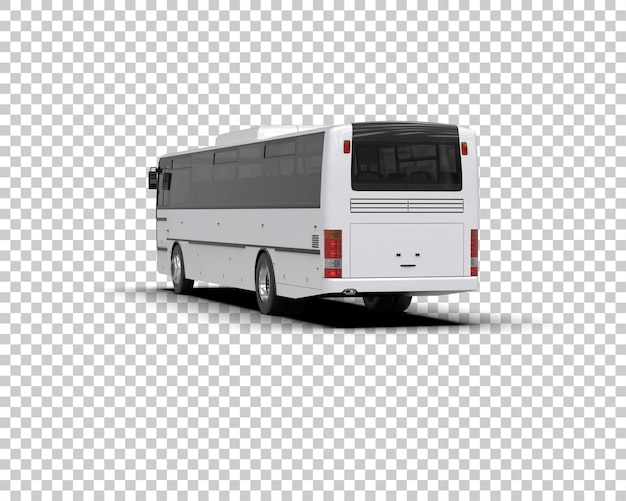 Realistic 3D Rendered Bus Image on Isolated Background – Free Download