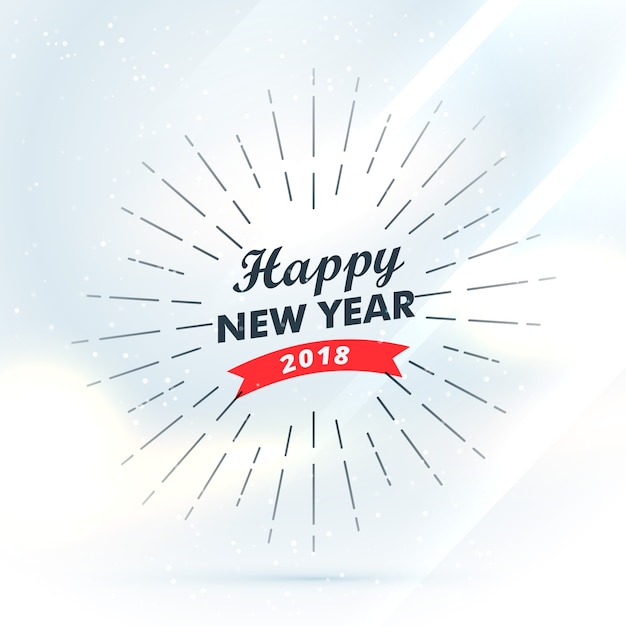 Happy New Year 2018 Greeting Design Background – Free Download Stock Photo