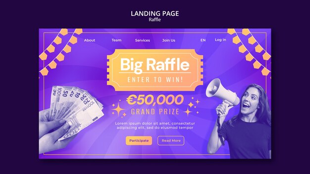 Raffle Template Design – Free Download