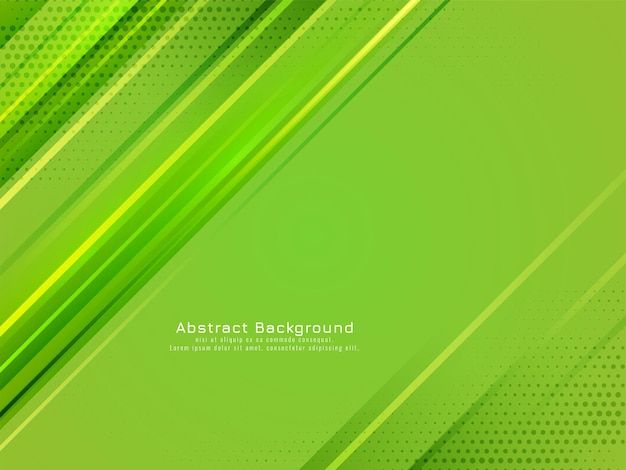 Abstract Modern Stripes Design in Green Color Background – Free Download