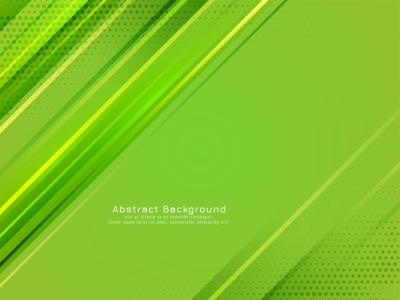 Abstract Modern Stripes Design in Green Color Background – Free Download