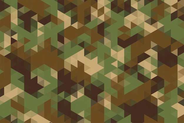 Camouflage Military Army Fabric Texture with Triangles Pattern – Free Download