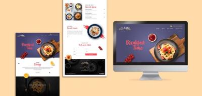 Breakfast Restaurant Landing Page Template â Free Download