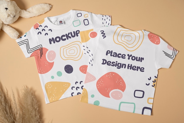 Baby Clothing Mockup Design – Free Stock Photo for Download