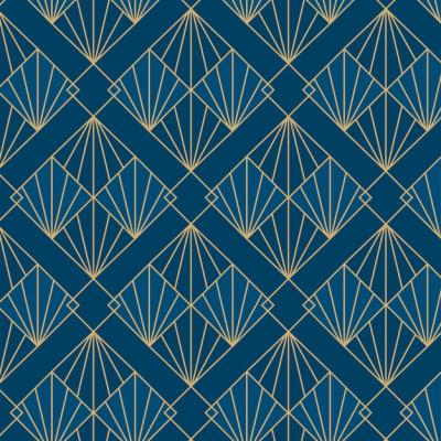 Art Deco Blue Background – Free Download Free Stock Photo