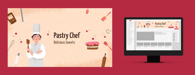 Chef Job YouTube Channel Art – Free Download