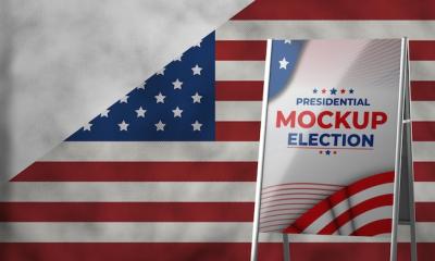 US Elections Concept Mock-Up – Free Download