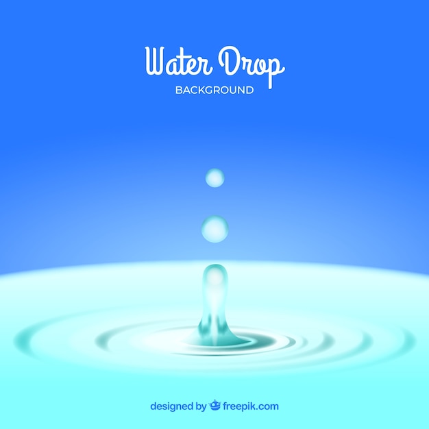 Realistic Water Drops Background – Free to Download