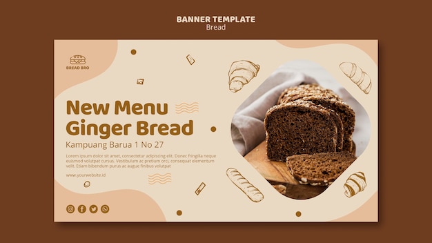 Bakery Shop Banner Template – Free Download