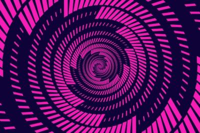 Flat Design Spiral Circle Background – Free Download