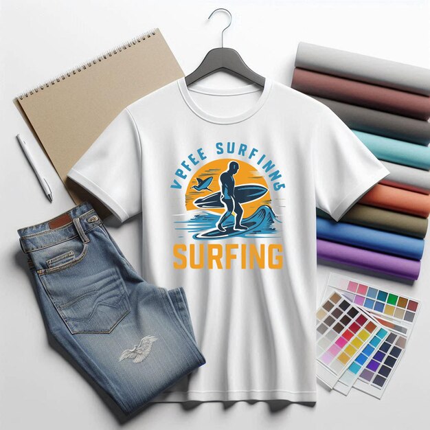 Tshirt Design Mockup – Free Download