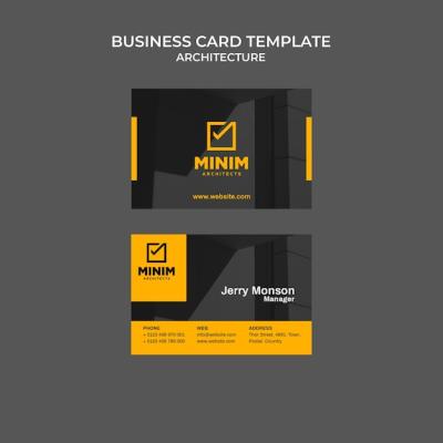 Flat Design Architecture Template – Free Download