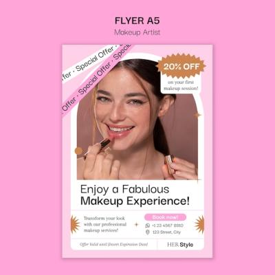 Makeup Artist Template Design – Free Download