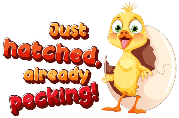 Little Duckling Hatching Egg Icon – Download Free Stock Photo