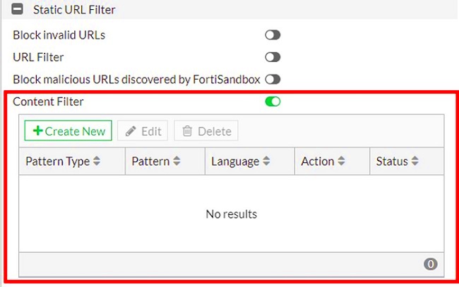 FortiGate Understand the basic settings of the Web filter function 