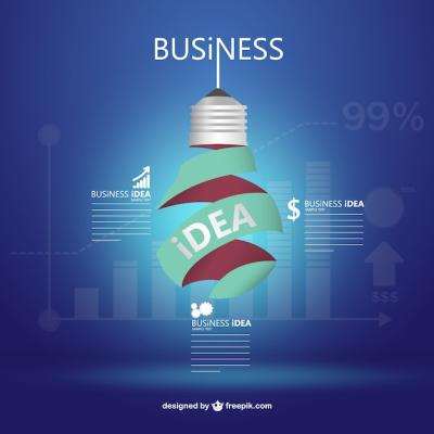 Business Idea Infographic – Free Download, Free Stock Photo