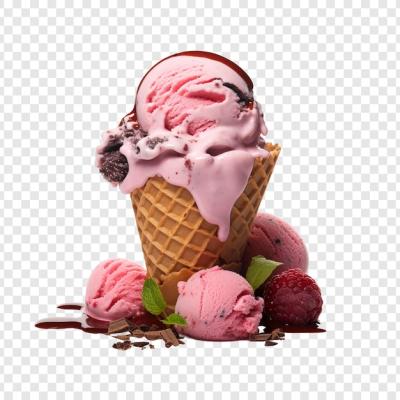 Neapolitan Ice Cream Isolated on Transparent Background – Free Download