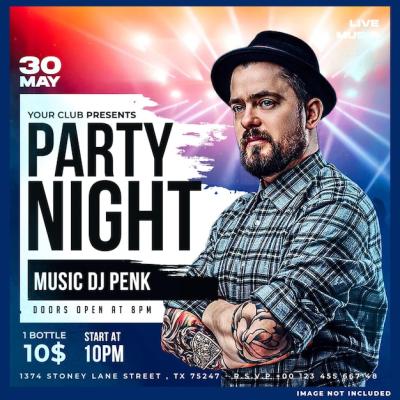 Party Time Social Media Design – Free Download