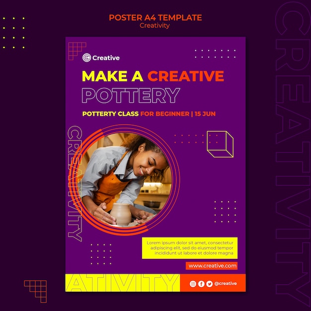 Creative and Imaginative Poster Design Template – Free Download