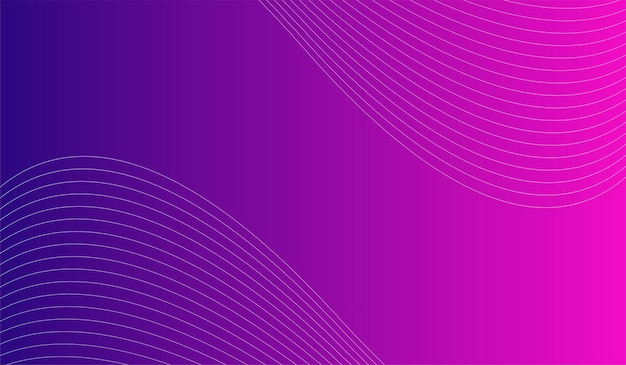 Wave Gradient Background Template – Free to Download