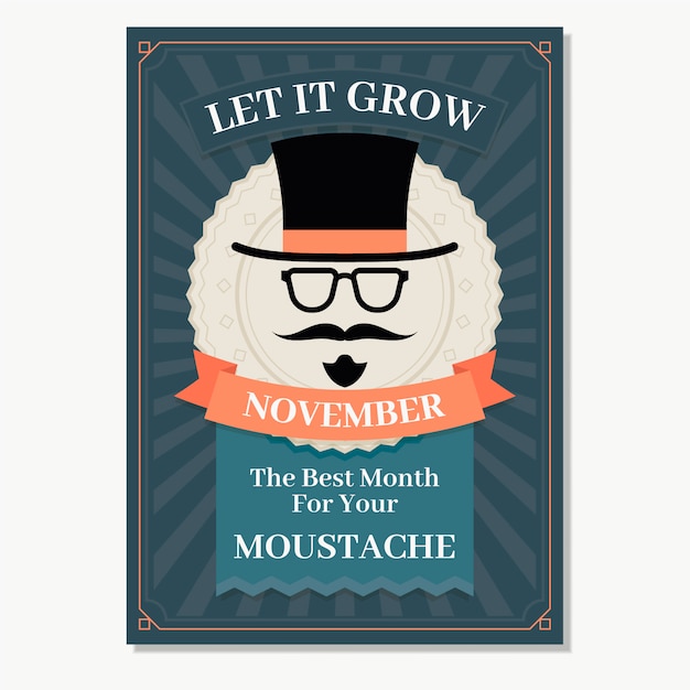 Retro Movember Brochure – Free to Download