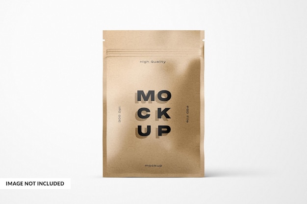 Craft Ziplock Pouch Mockup – Free to Download, Free Stock Photo