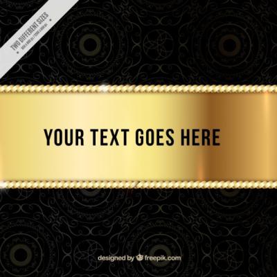 Dark Background Featuring a Golden Band – Free Download