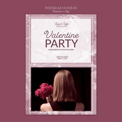 Valentine’s Day Party Poster – Free Download