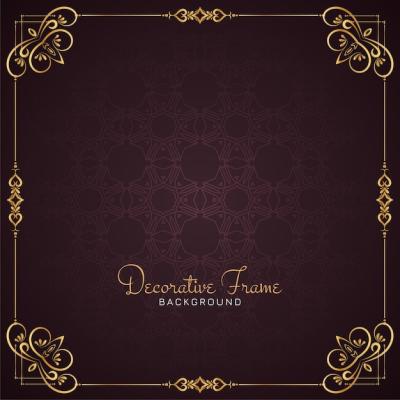 Artistic Luxury Frame Design Decorative Background Vector – Free Download