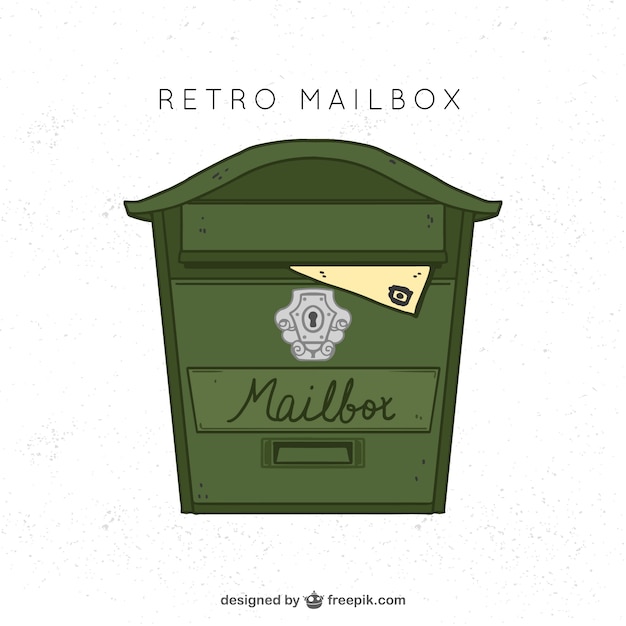 Old Green Mailbox Background – Free Download, Download Free Stock Photo