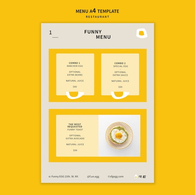 Restaurant Menu Template – Free Download