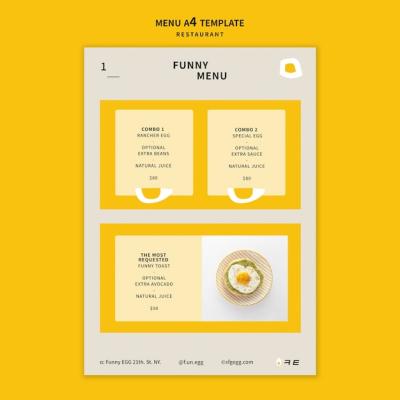 Restaurant Menu Template – Free Download