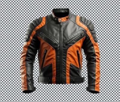 Beautiful Motorcycle Jacket Isolated on Transparent Background – Free Download