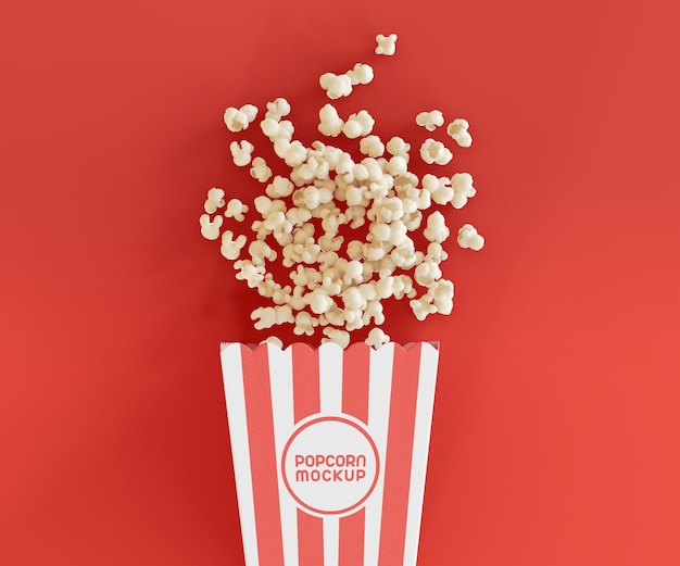 Popcorn Bucket Mockup – Free Download