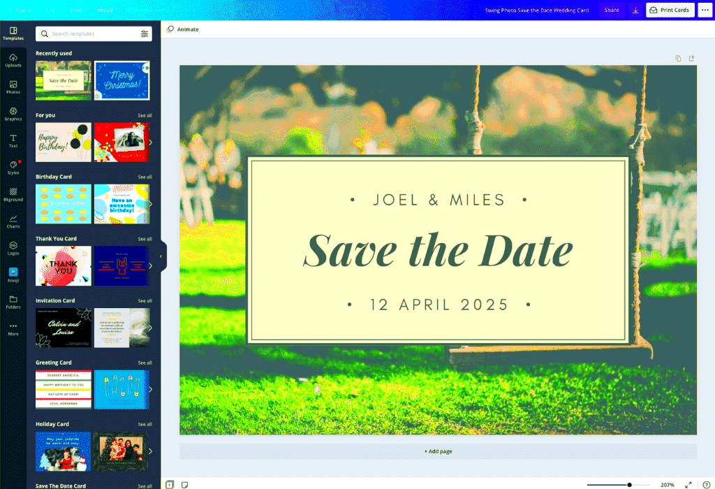 Make Your Own Save The Date Cards Canva