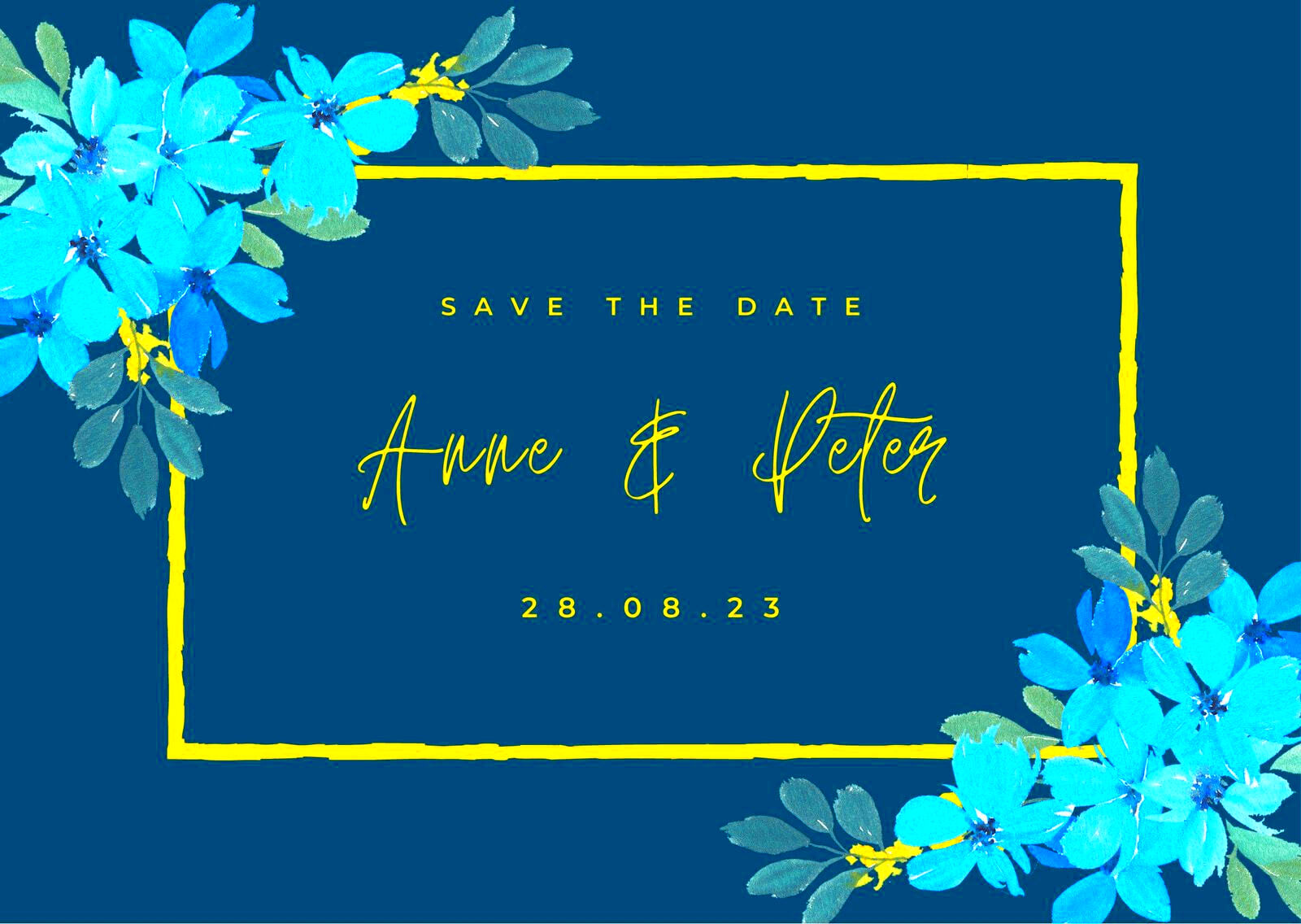 Make Your Own Save The Date Cards Canva