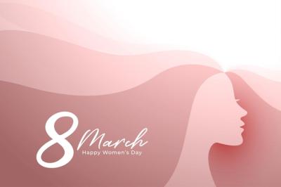 Women’s Day Greeting Design – Free Download of Vector Templates