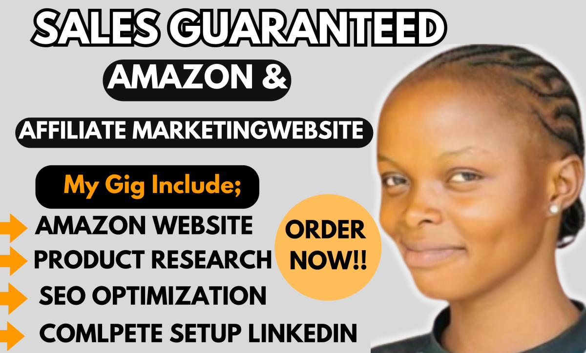 I Will Create Autopilot Amazon Affiliate Website and LinkedIn Sales Navigator Account