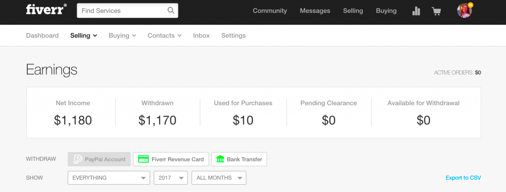 How to earn money on Fiverr how I made over 1000 in 2 months