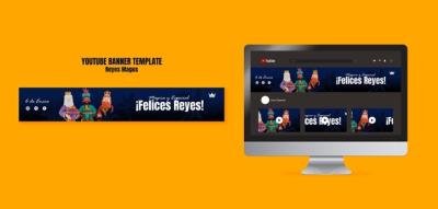 Reyes Magos Tradition YouTube Banner – Download Free Stock Photo