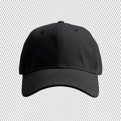 Black Baseball Cap Isolated on Transparent Background – Free Stock Photo for Download