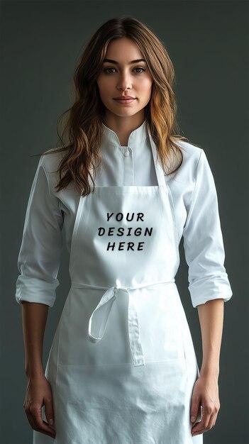 White Apron Mockup – Free Download, Free Stock Photo