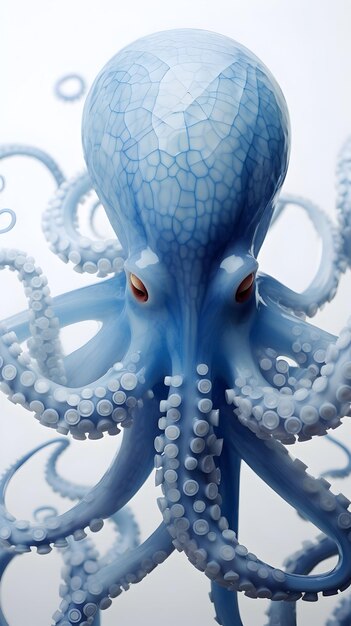 Beautiful Closeup of a Blue Octopus – Free Stock Photo, Download for Free